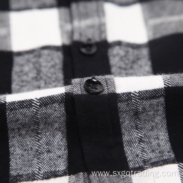 Fashion 100% cotton stand up flannel shirt